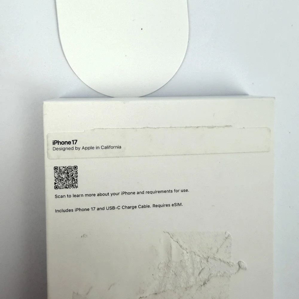 Apple‎ IPhone 17 White 256GB Original Retail Box Only A3258 MG474LL/A Empty